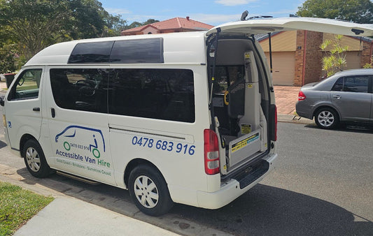 05 to 2019 Toyota Hiace Welcab Rear Door Gas Struts