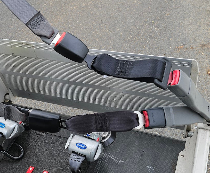 2005 to 2016 Toyota Hiace Welcab 300mm Seat Belt Extension (Pair)