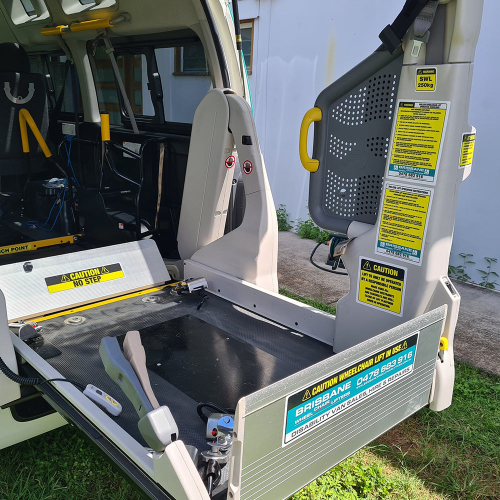 Toyota Hiace Welcab Safety Stickers