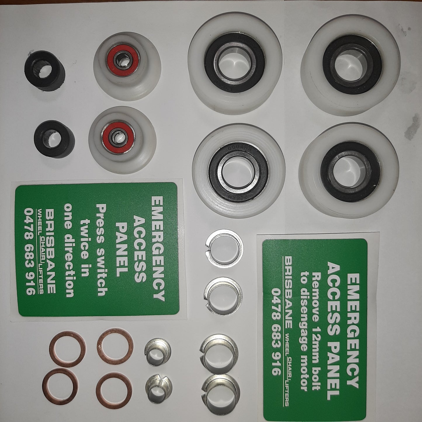 Toyota Hiace Welcab Roller Kit