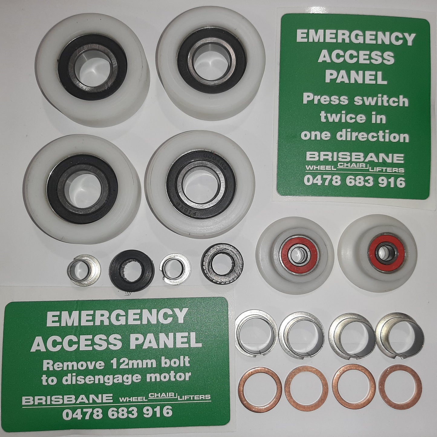 Toyota Hiace Welcab Roller Kit