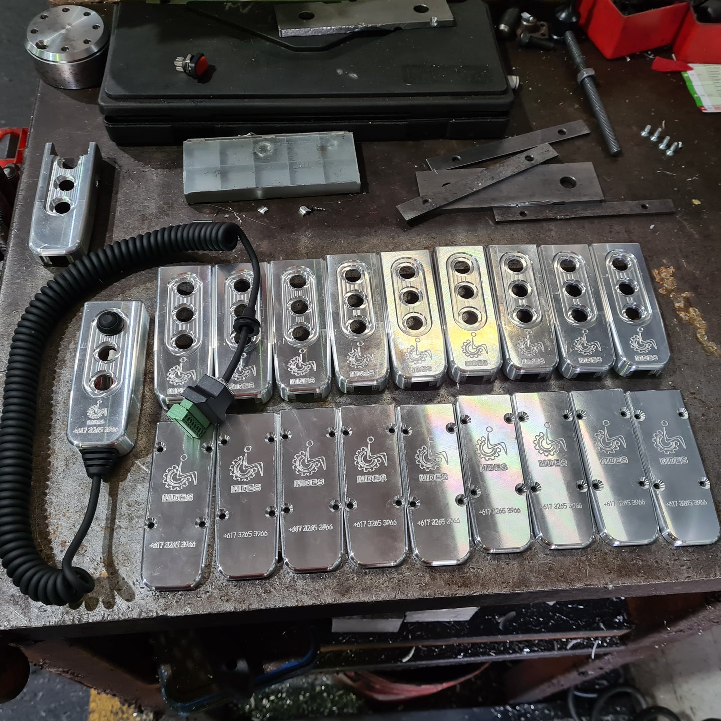 Toyota Hiace Welcab Upgrade 3 Button Hand Controller Kit Aluminium