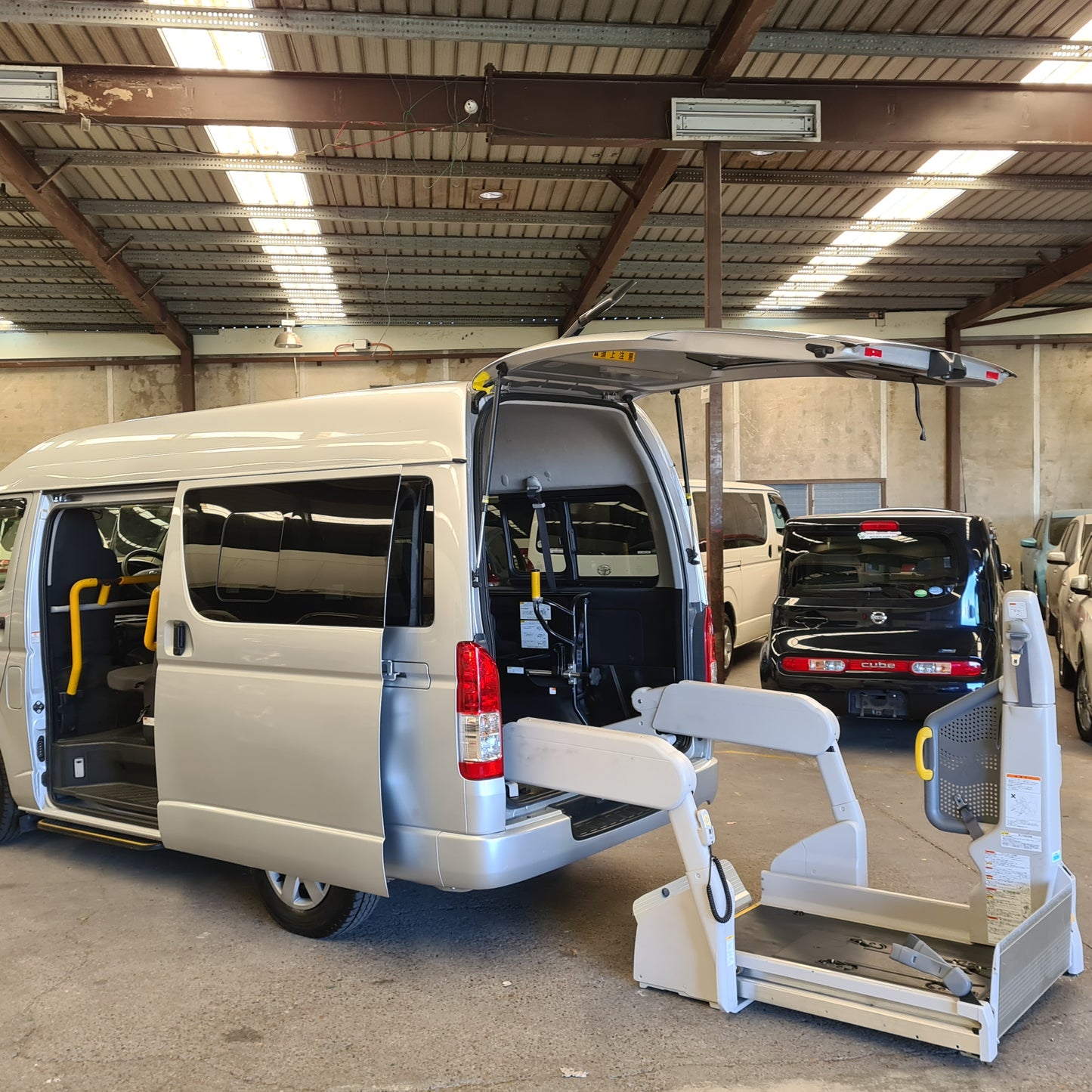 Toyota Hiace Welcab Upgrade 3 Button Hand Controller Kit Aluminium