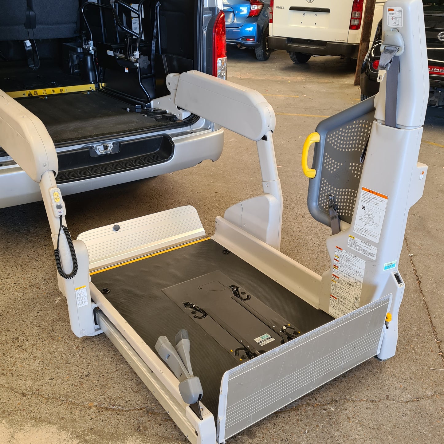 Toyota Hiace Welcab Upgrade 3 Button Hand Controller Kit Aluminium