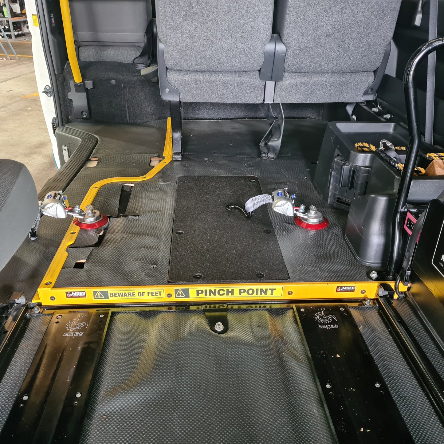 Early Toyota Hiace Welcab Restraint Mounting Kit 2005 to 2008