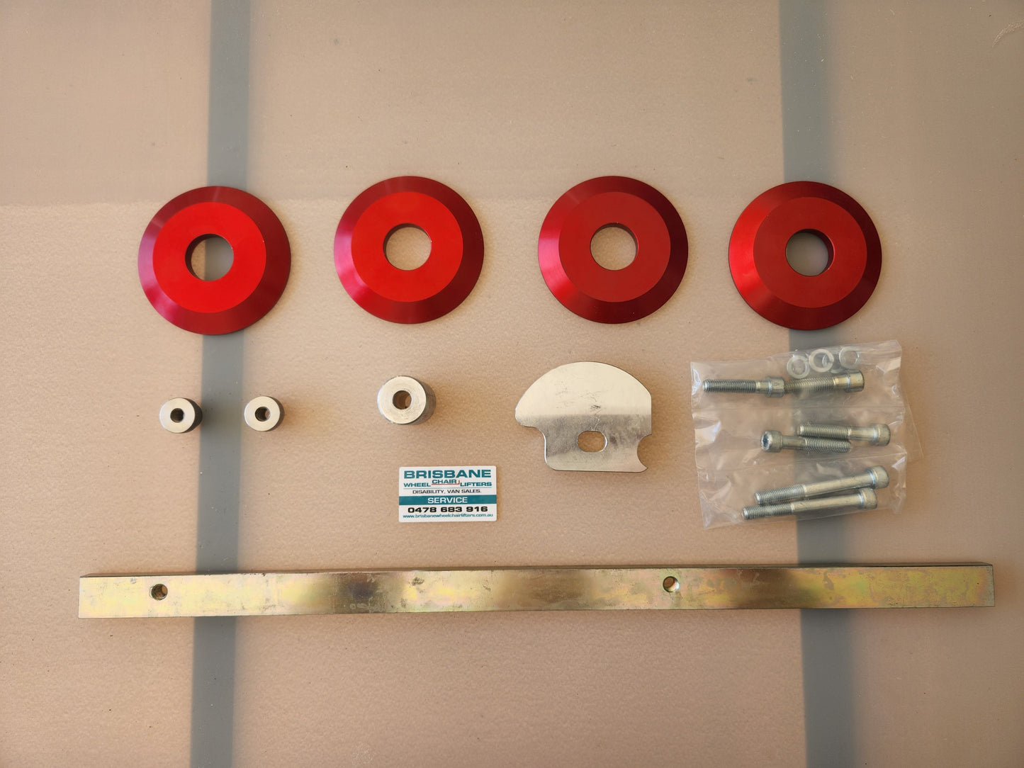 Early Toyota Hiace Welcab Restraint Mounting Kit 2005 to 2008